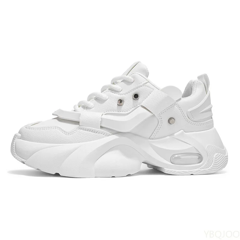 남성용 신발 봄 가을 신상 캐주얼 편안한 스포츠 심플 내구성 두꺼운 밑창 키높이 신발