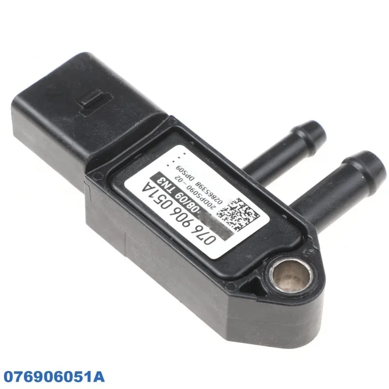 

076906051A Датчик перепада давления выхлопных газов DPF для Audi A3 A4 A6 A8 Q7 VW Golf Jetta TDI 2.0L Diesel 0281002710 076906051B