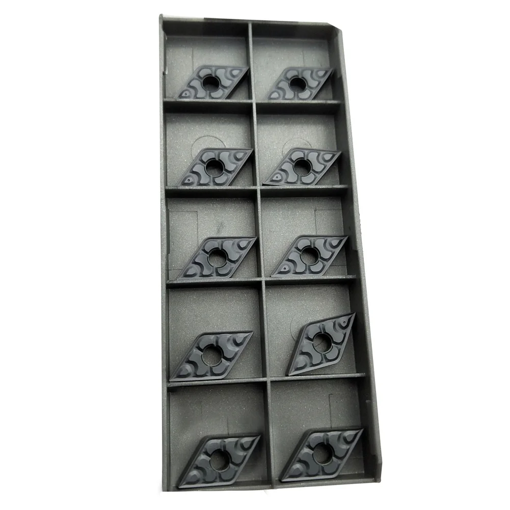 Alta resistência à aderência DNMG 150404 Inserções de carboneto TF IC907 perfeitas para processamento de corte grande, longa vida útil
