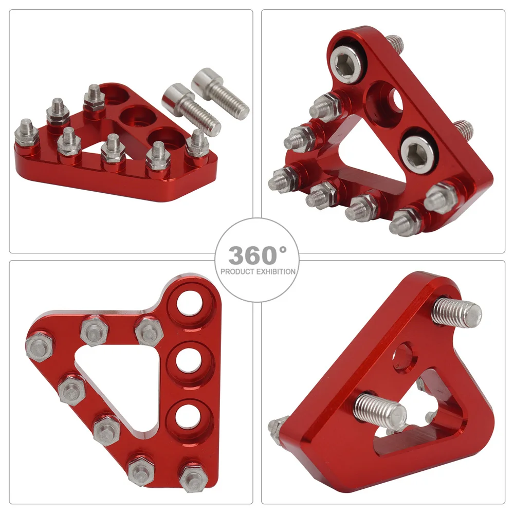 Motorcycle CNC Rear Brake Pedal Step Plate For KTM SMC 690 Supermotor 690 Enduro 690 Adventure 950 AventureS 990 2007 2008 2009