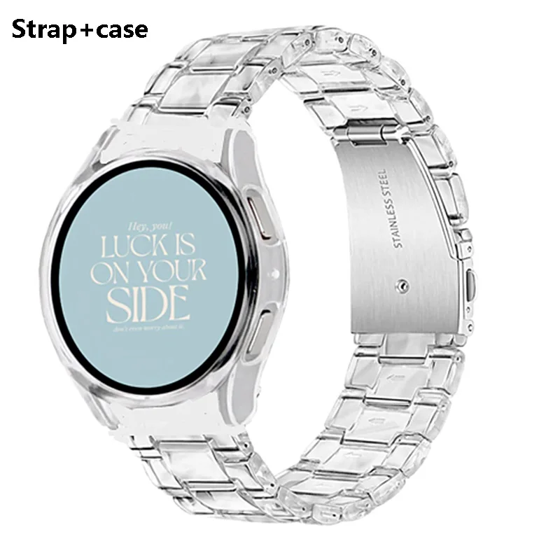 

Ремешок для Samsung Galaxy Watch 4 6 Classic 42 мм 46 мм 47 мм, резиновый ремешок без зазора и чехол для Galaxy Watch 4 5 6 Pro 45 мм 40 мм 44 мм
