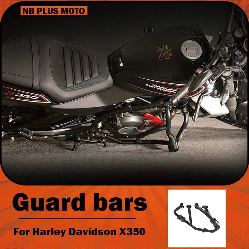 【Premium】For Harley-Davidson X350: modified fenders, engine protection bars, and other accessories designed to protect the frame