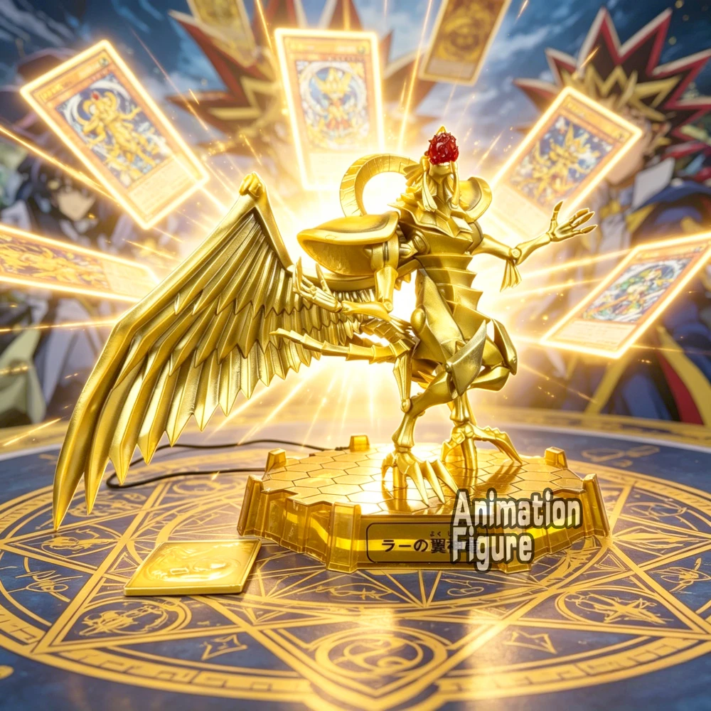 

21cm/8.27in Anime Yu-Gi-Oh! Figure The Winged Dragon of Ra Action Figures Pvc Statue Desktop Collection Model Toys Gifts