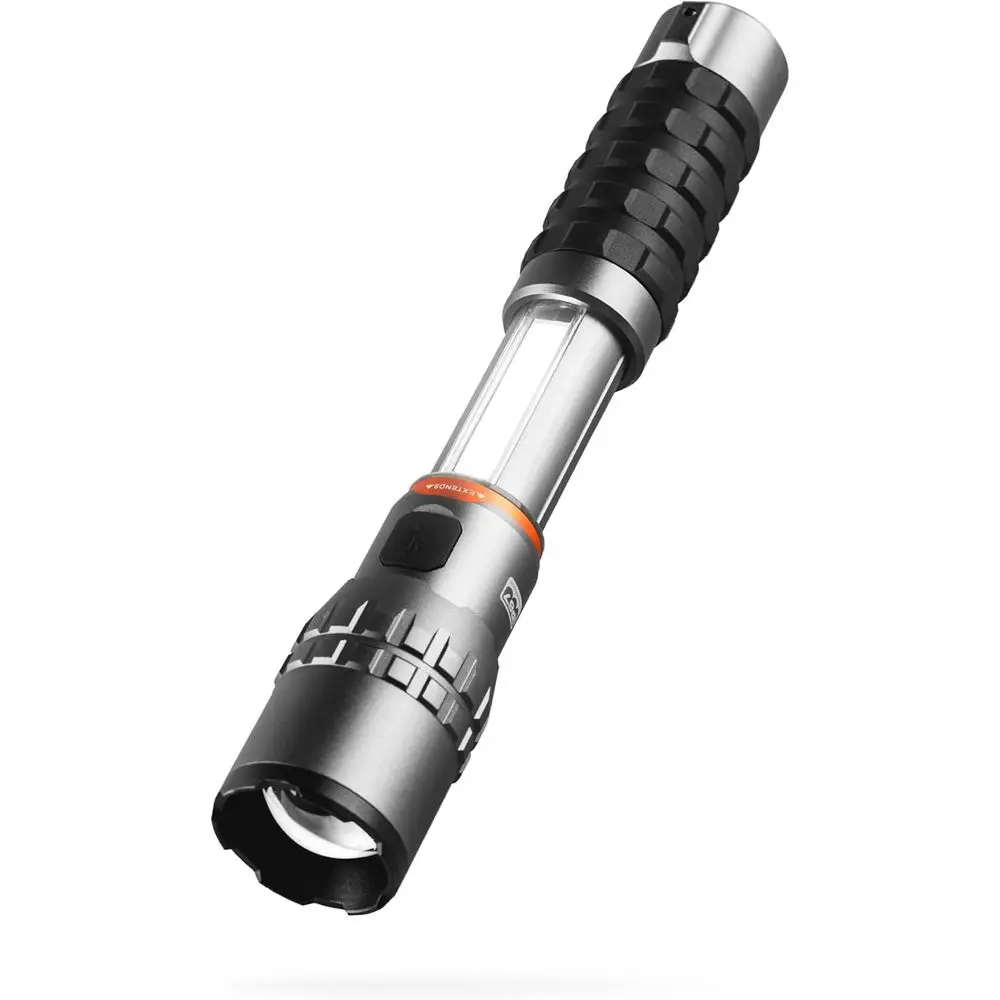 

High Lumens Rechargeable COB Work Light & LED Flashlight, Waterproof, Magnetic Base, Great for Camping & Hunting, Includes Charg