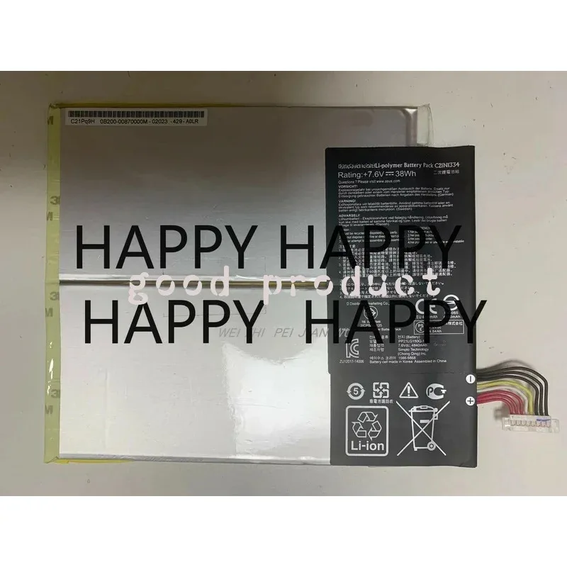 

High Quality 4840mAh C21N1334 Battery For Asus T200TA 1A 1K T200TA T200TA-C1-BL Tablet PC battery MN