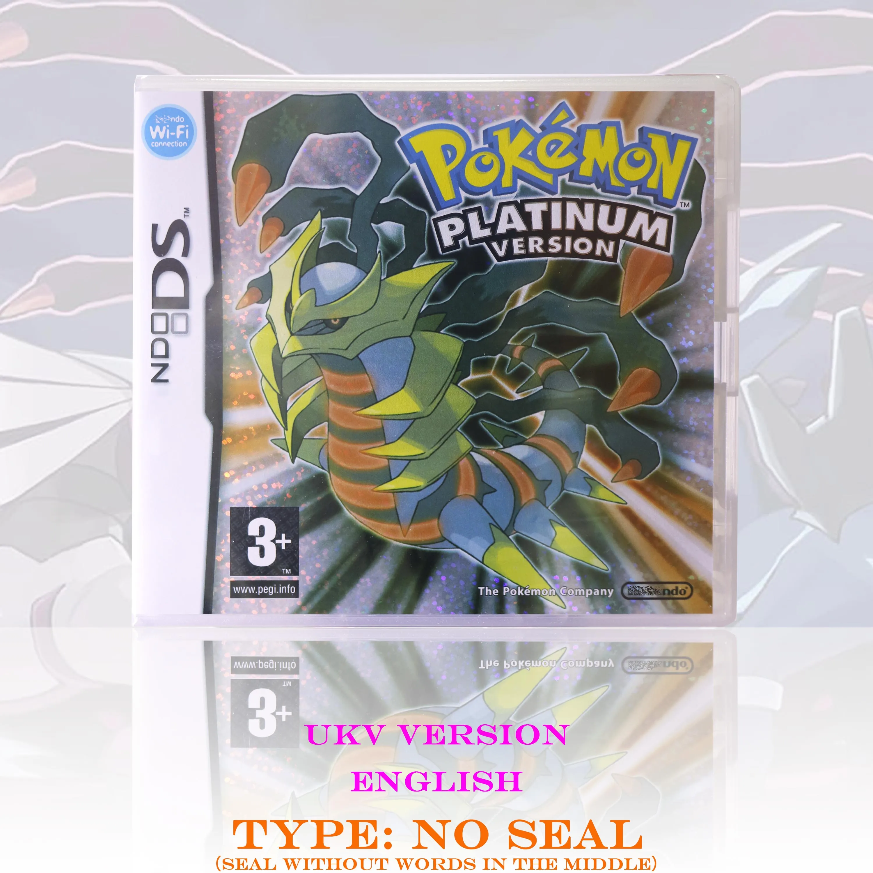 UKV Versie Pokémon Platinum Zwart Wit Nieuwe Verzegelde Verpakking Met Doos en Handleidingen DS Videogame Cartridge Voor DS 2DS 3DS Console