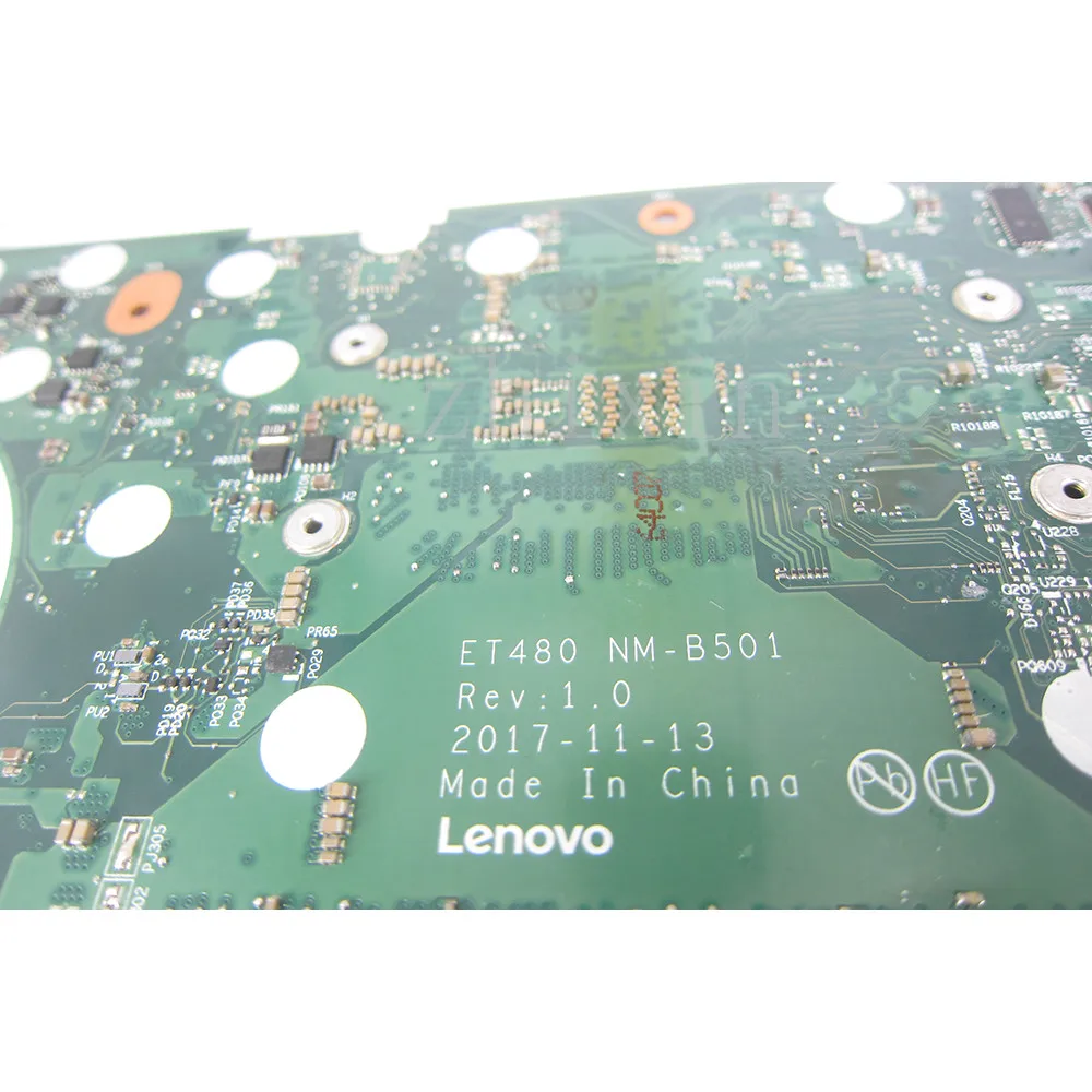 Imagem -02 - Yourui-motherboard Laptop para Lenovo Thinkpad T480 com I38130u I59250u I7-8550u Cpu Teste Completo Et480 Nm-b501