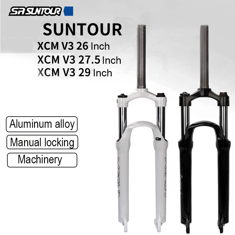 

Передняя вилка Suntour XCM 26/27, 5/29in, замок Подвески, ударопрочный Ход 50/65/80/100 мм, наплечный пружинный велосипедный диск