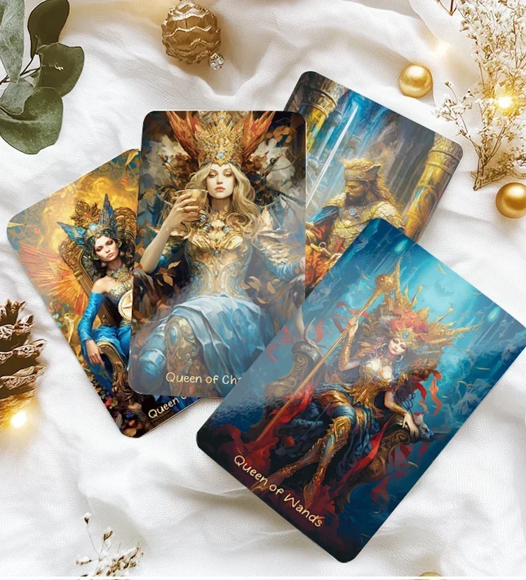 Cartas de Tarot profesionales genuinas del Reino de la luz, baraja de adivinación en inglés, francés, español, ruso, oráculo para principiantes,