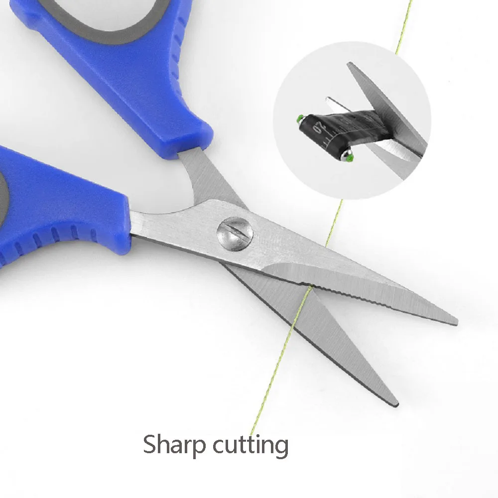 Multi Functionele Tool Koolstofstaal Schaar Vislijn Cut Schaar Rvs Voor Vissen, Stoffen, papier En Kabel