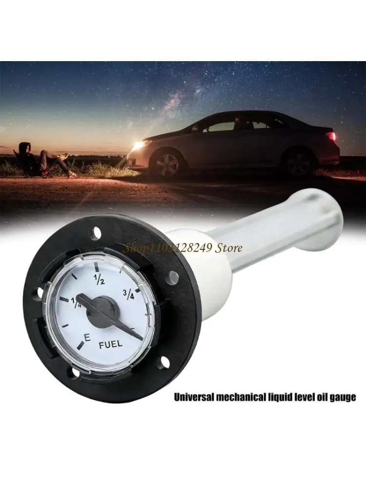 N5KD 200/250/300/350mm Universal Mechanical Oil Level Gauge For Accurate Reading Aluminum Body Easy Install