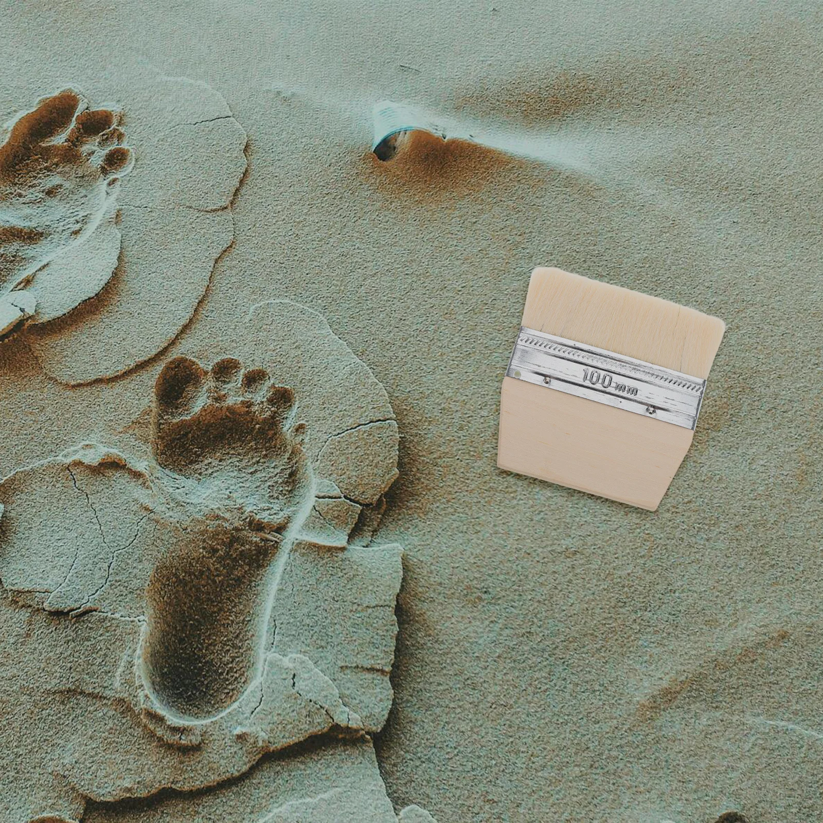 

Sand Cleaning Brush For Beach Volleyball Portable Wooden Foot Scrubber Body Sand Remover Beach Accessories Lightweight Ergonomic