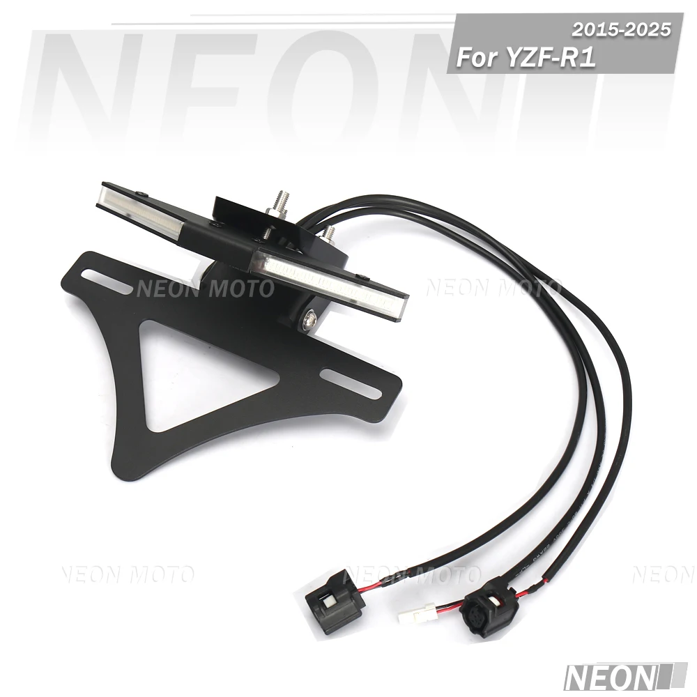 

Motorcycle license plate holder integrated with turn signal integrated Short tail FOR YAMAHA YZF-R1 2015-2025