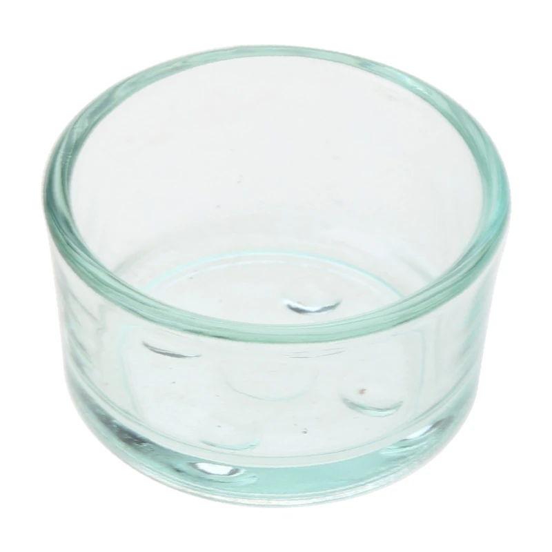 Feeder Dish Bowl Glass Water Bowl Anti-Escape Live Worm Container