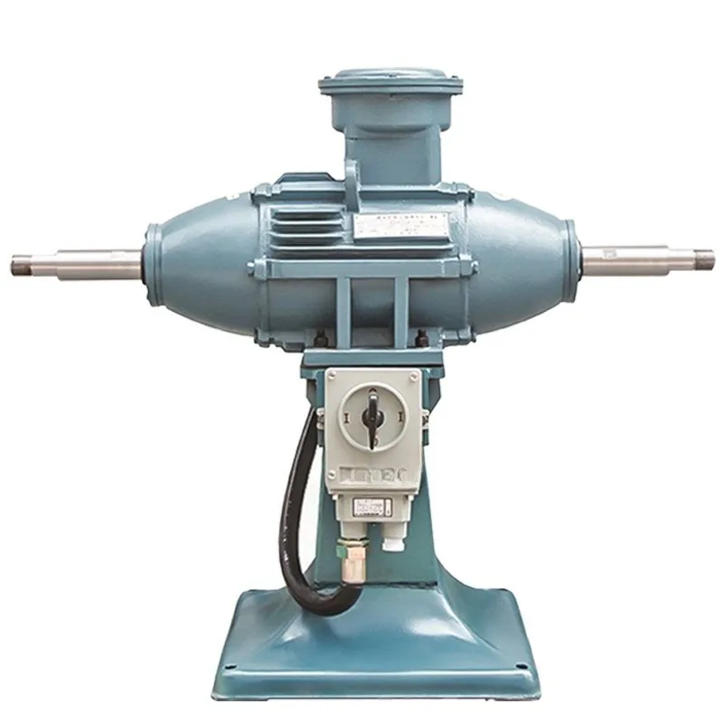5.5KW dual-purpose multi-function all-copper vertical electric safety dust-proof polishing machine grinder wire drawing machine