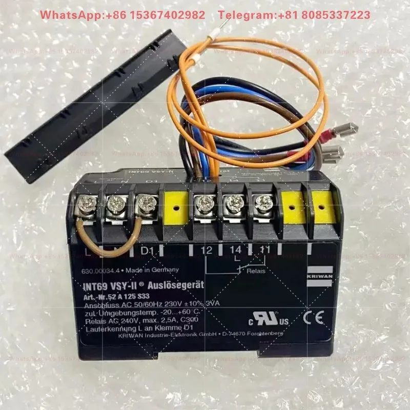 KRIWAN compressor temperature protection module INT69 VSY-ⅱ    52A125S33
