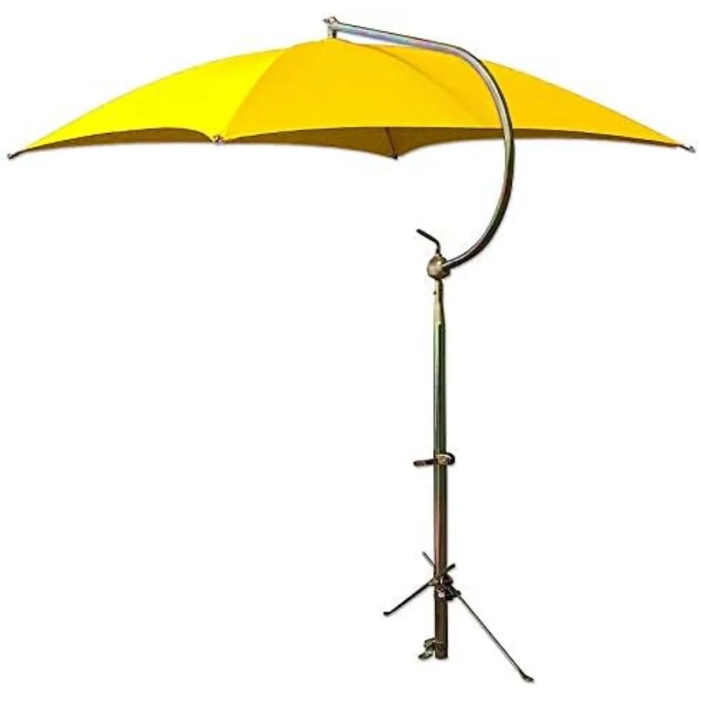 

Complete Yellow Canvas Umbrella Frame & Mounting Bracket TU56 Farmer Bob's Parts 405457