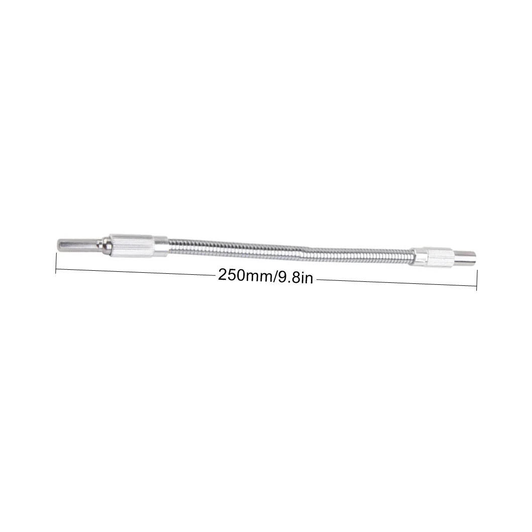 Supporto per punta da trapano con estensione a impatto flessibile da 2 50mm Driver a percussione con albero flessibile gambo esagonale a cambio rapido per cacciavite per trapano elettrico