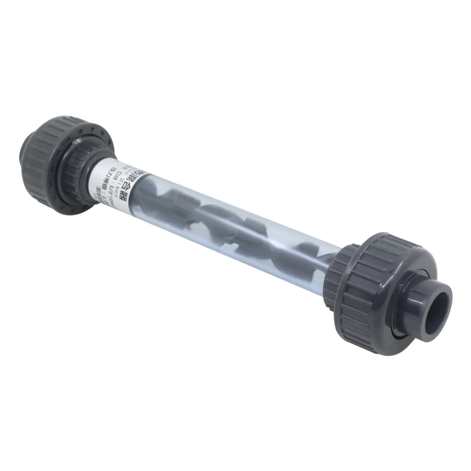 Imagem -02 - Masculino 1.25 1.5 Equipamento de Mistura do Ozônio da Eficiência Elevada Misturador Estático Inline do Ozônio com Pvdf Opcional Venturi Upvc