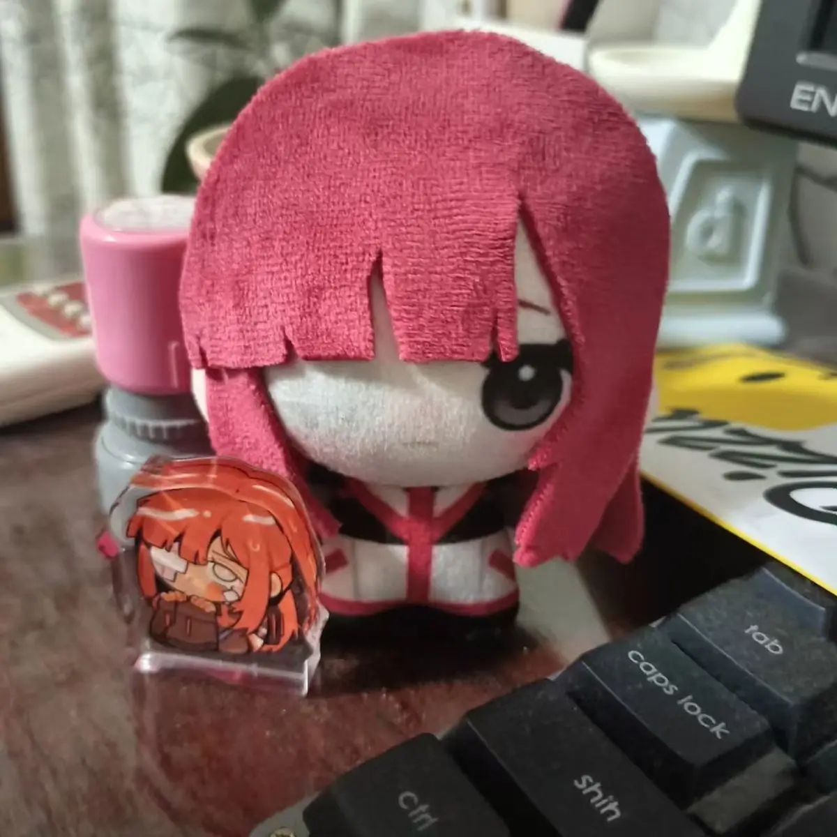 Porte-clés de poupée en peluche Limbus Company, 10cm, Yuri, Cosplay, corps de poupée en peluche, accessoires de dessin animé, cadeau de noël