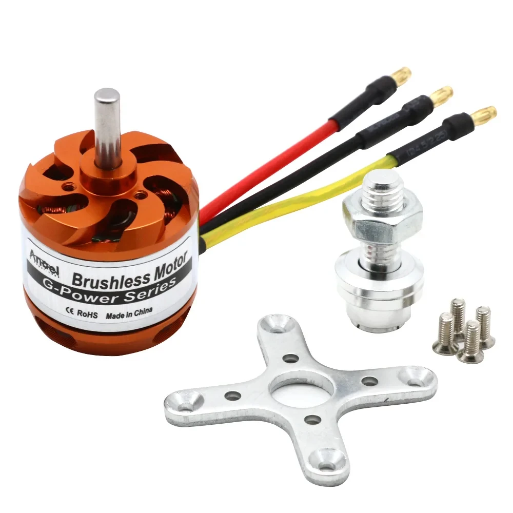 Motor Outrunner sin escobillas D3536 910KV 1000KV 1250KV 1450KV para Mini multicópteros RC avión helicóptero modelo piezas