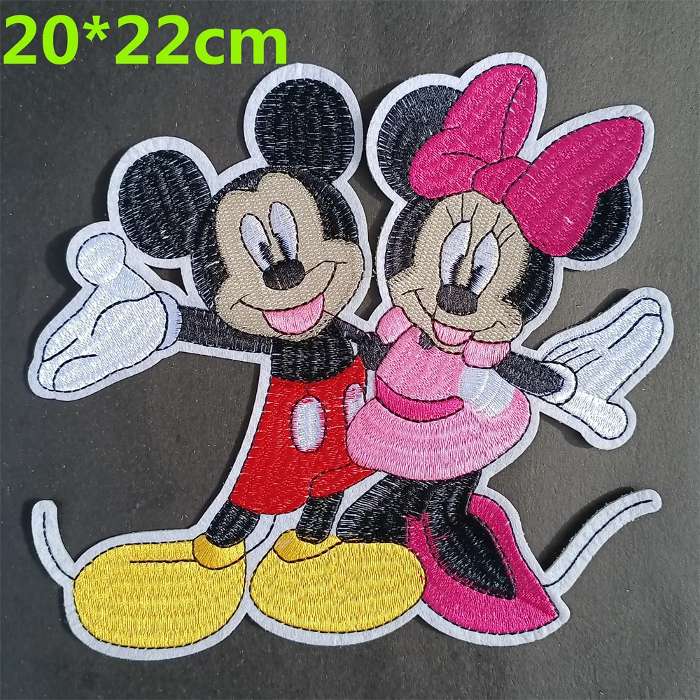 1 stücke Marke Neue Pailletten Bogen Minnie Applique Cartoon Bogen Aufkleber Hand Nähen DIY Patchwork Stickerei Patch Kleidung Kleid Kleidung