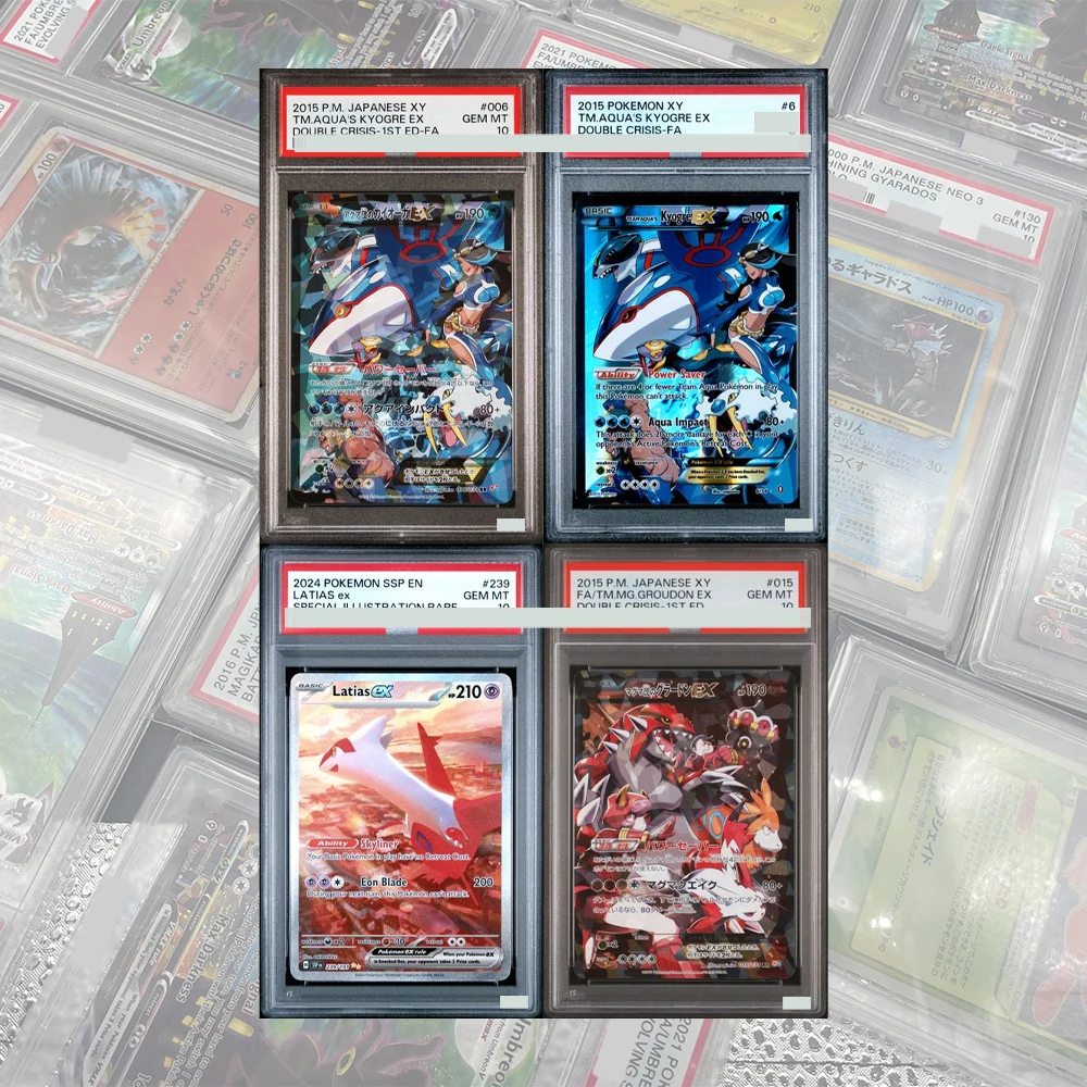 

DIY PROXY PTCG GRADED COLLECTION CARD TEAM AQUA'S KYOGRE EX ENGLISH XY 2015 DOUBLE CRISIS 1ST ED FULL ART GEM MT10 ДЕТСКИЕ ПОДАРКИ