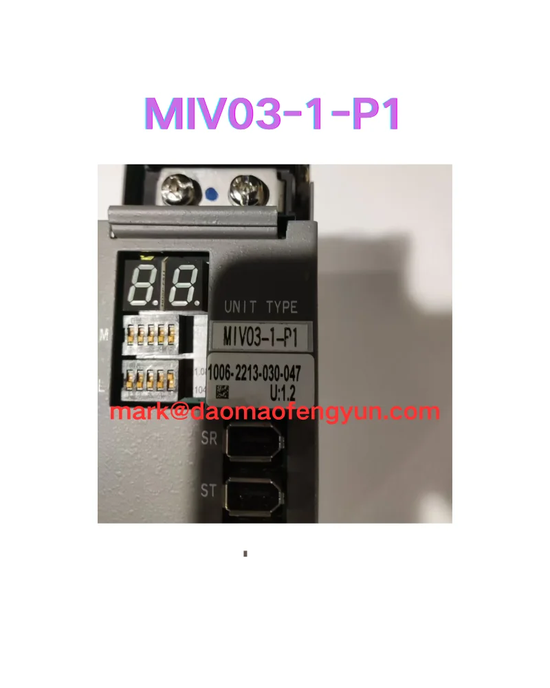 MIV03-1-P1 Used servo drive test OK, fast delivery, DHL/FEDEX/UPS