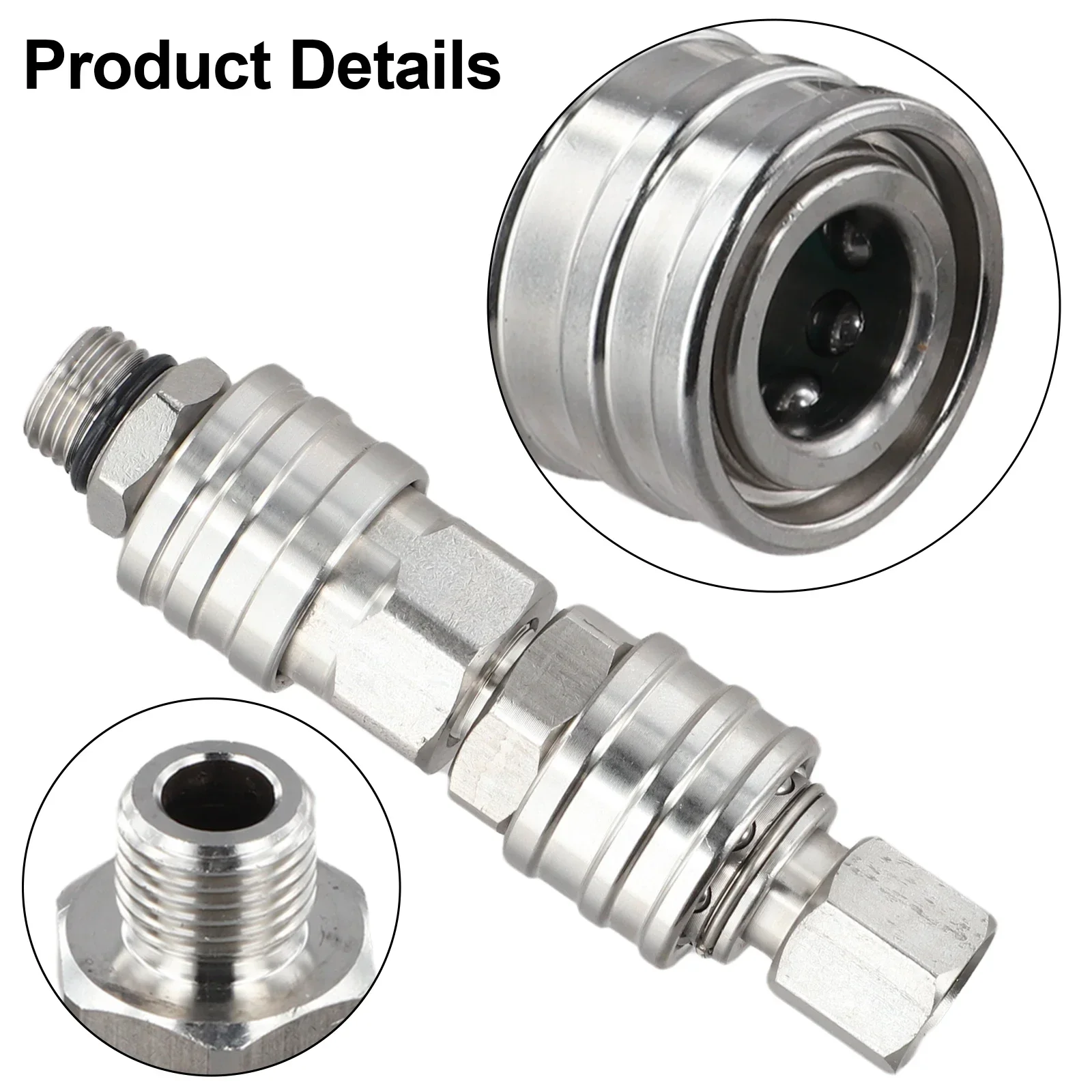 Pressure Washer Setup Quick Connect NPT Drain 4PC Pressure Washers Long-lasting Performance Reusable Connector