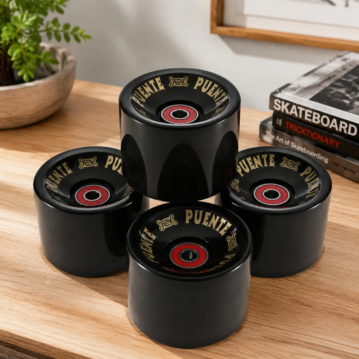 

4Pcs70*42mmWearResistant Skateboard Wheels DurablePU Wheels for Downhill Longboard Street Cruising Dancing Surfskate Road Board