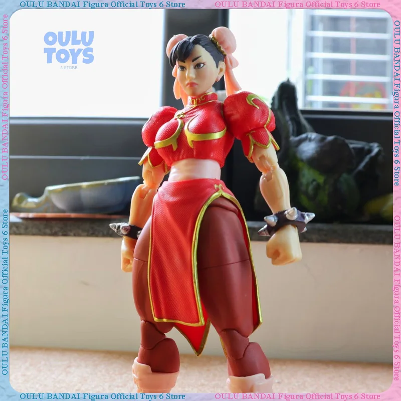 

JD Street Fighter Movable Action Figure Boxer Akuma Cammy Collectible Model Authentic Original Trendy Toy For Desktop Display An