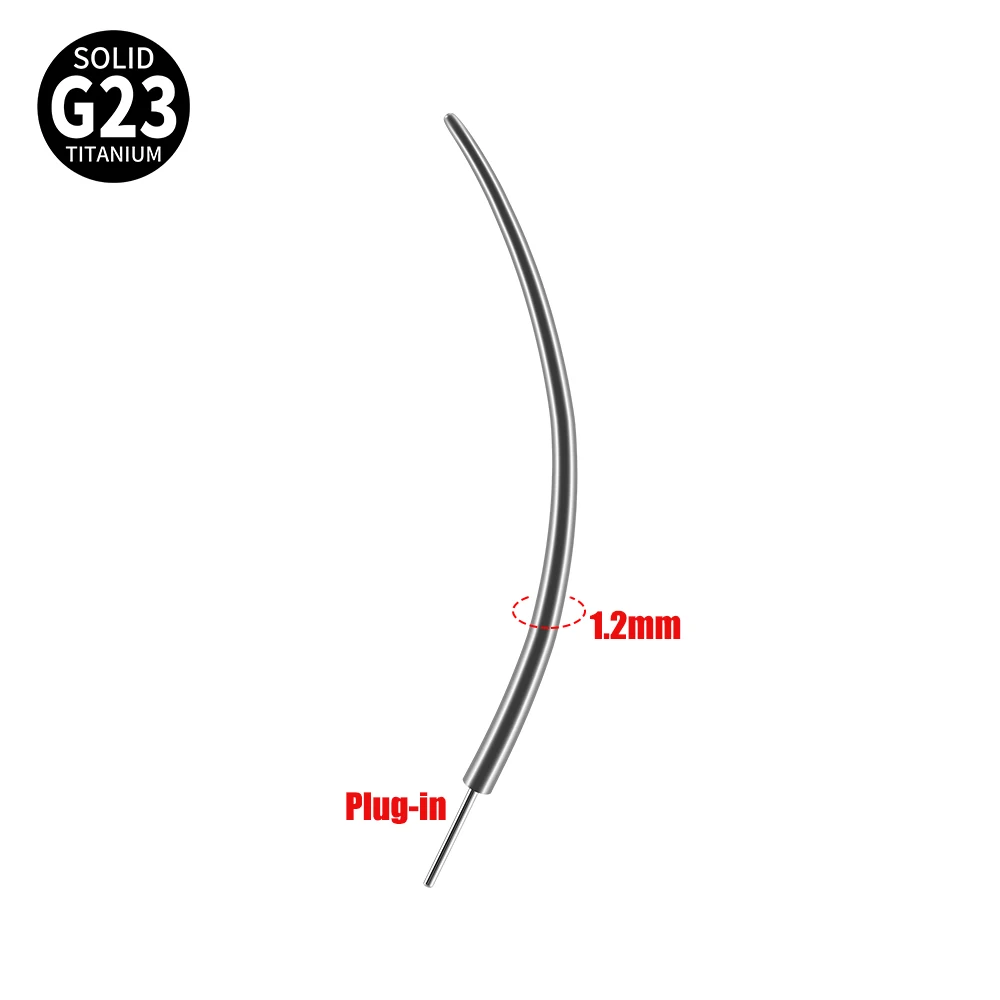 Titanium Curved Taper Insertion Pin Tool Piercing Kit