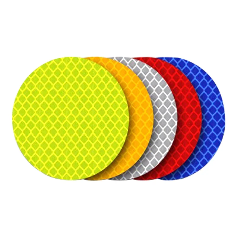 10Pcs Motorcycle Helmet Warning Reflective Stickers Night Safety Driving Decorative Strips Sticker Moto Bicycle Car Bumper Decal