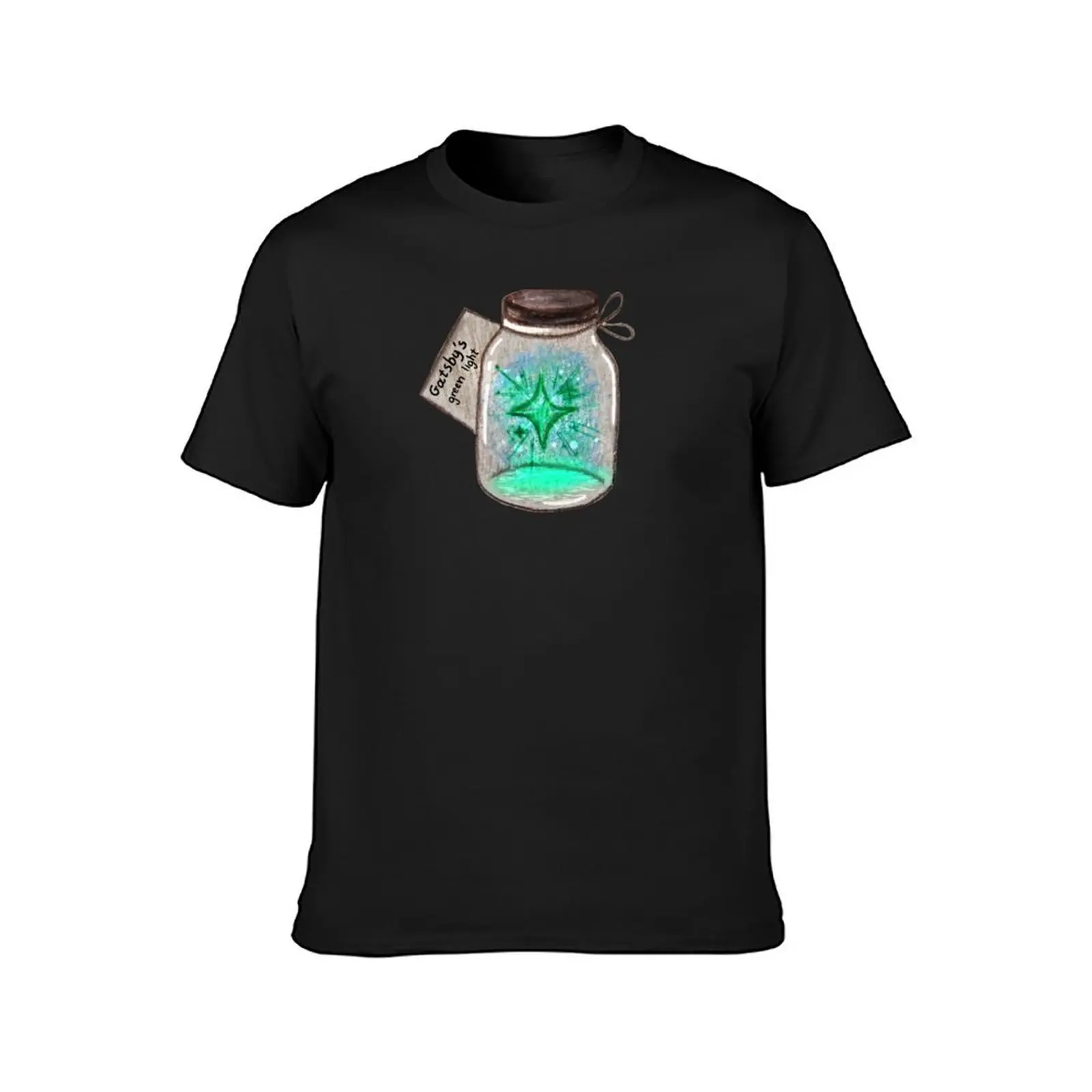 Gatsby's green light Vase T-Shirt summer top sublime aesthetic clothes customizeds men clothes