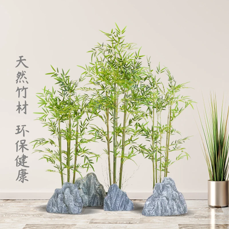 

Simulated bamboo, fake bamboo, indoor decoration, partition screen, landscaping, outdoor potted plants, large hotel gift