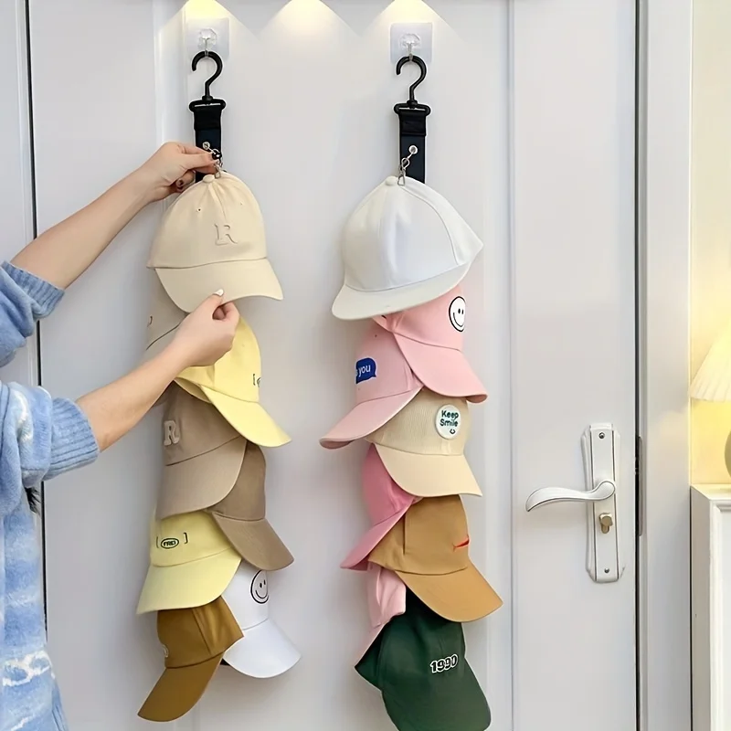 Stainless steel hat rack, suitable for storing and decorating summer clothes. Non-electric hat rack, used as a hat storage