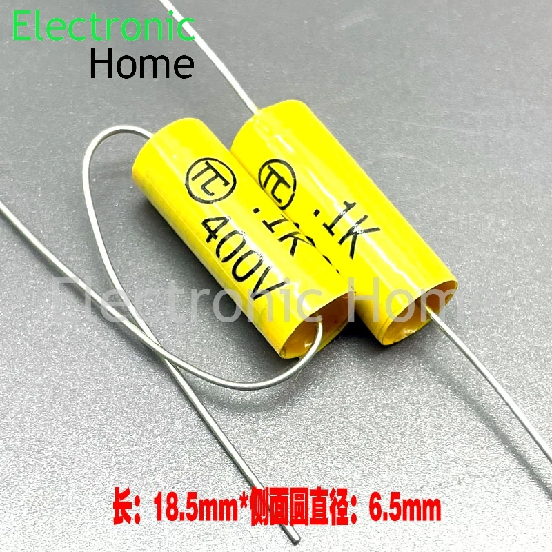 20 قطعة/الوحدة TC مصرف البحرين المركزي MKP 0.1 فائق التوهج 100nf 104 400v 2G اقتران الصوت المحوري لانهائي فيلم مكثف 400v0.1k 18.5x6.5 مللي متر #1