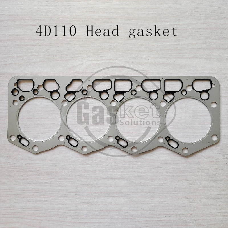 Construction Machinery Excavator Spare Parts Diesel Engine Cylinder 4D107 4D104 4D104E 6D104  Head Gasket