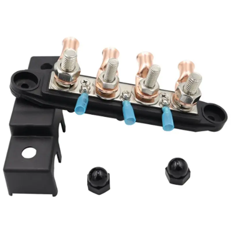 

M85K Пластина шины 250A Встроенная спецификация Ток шины Кабельная коробка Детали блока питания для автофургона Яхта Автомобиль Черный