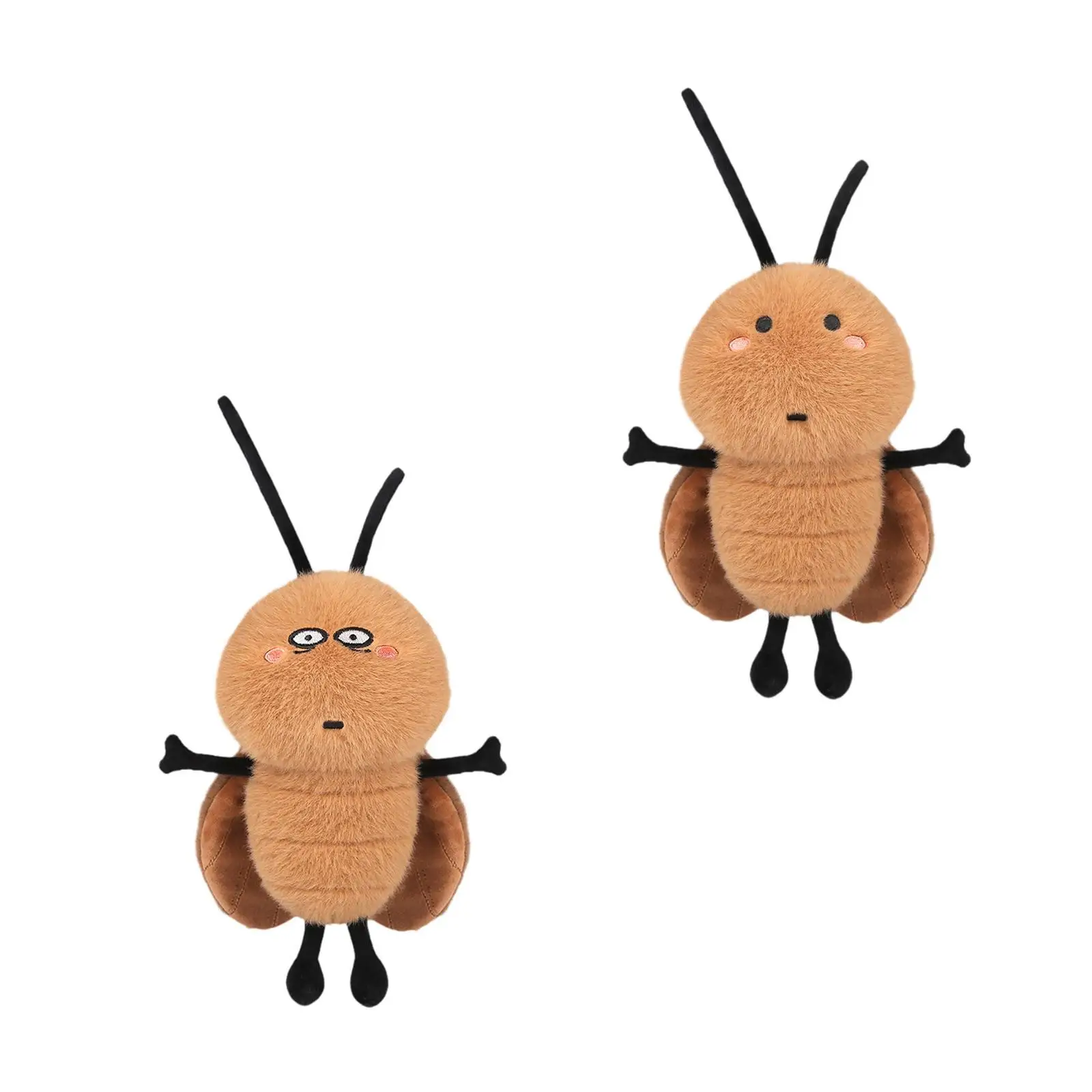 Cute Cockroach Stuffed Animal Cockroach Plush Toy Cartoon Plush Animal Home