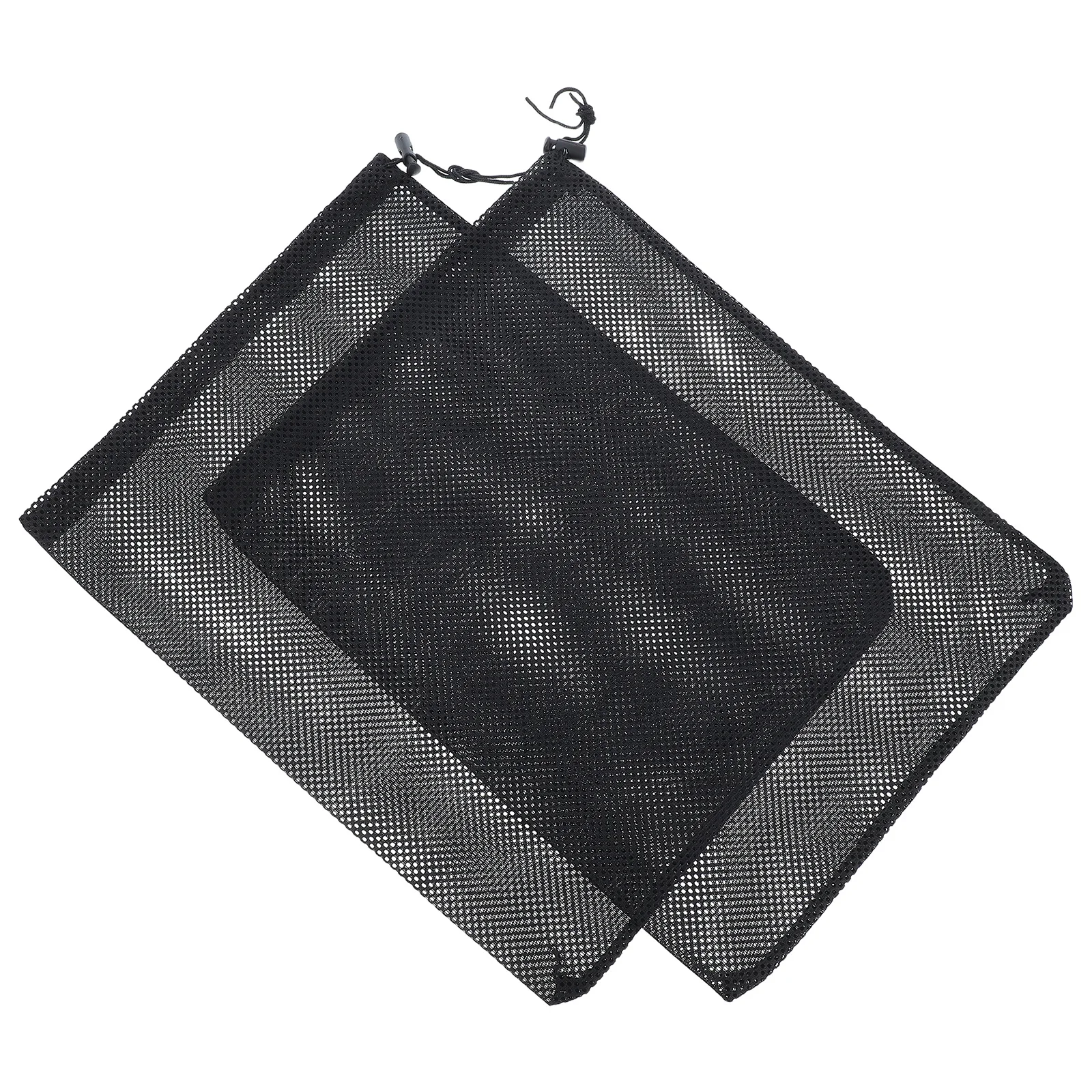 2 Buah Kantong Filter Pompa Jaring Serut untuk Pompa Air Akuarium Tangki Ikan Penyaringan Penyimpanan Kantong Jaring Nilon Alat Air Mancur Taman