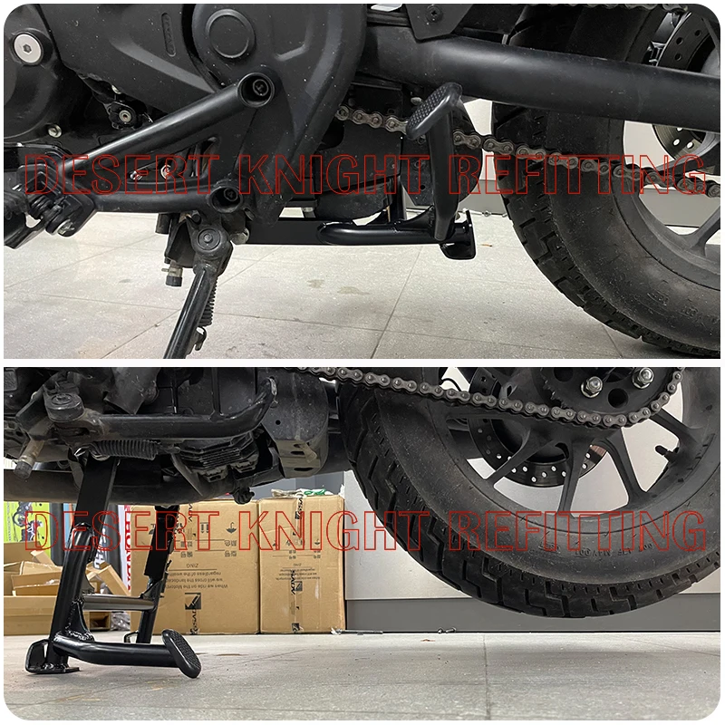 CMX300 CMX500 Motorcycle Accessories Middle Kickstand Center Parking Stand Support Bracket Fit For HONDA REBEL CMX 500 2017-2024