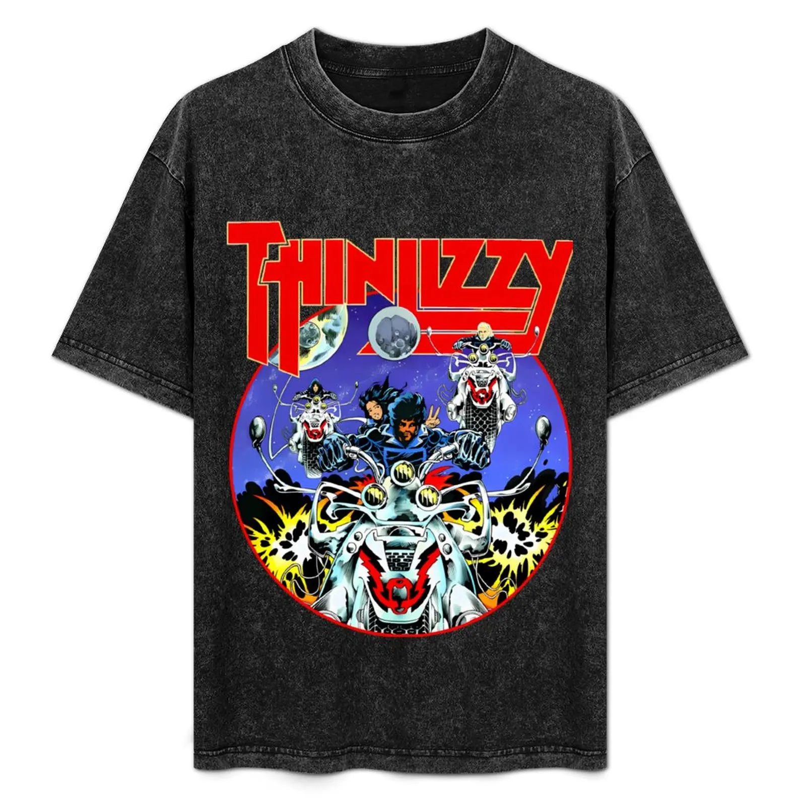 

Band Tour Music Concert Vintage Logo T-Shirt Large Size Casual Short Sleeve Top