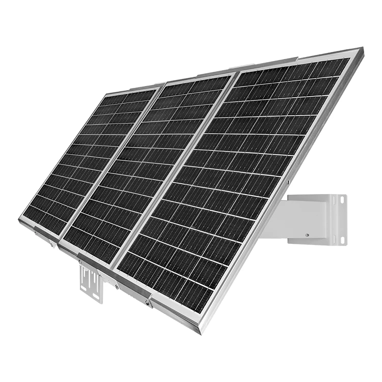 Factory Price 60AH 120W Solar Panel 18650 Battery Inside Solar Power Outdoor Waterproof Solar for CCTV  Use