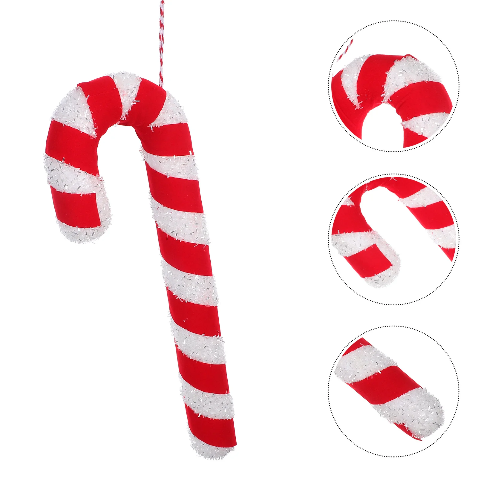 

Christmas Candy Cane Red White Foam Large Hanging Ornament Xmas Tree Decoration Holiday Party Decor New Years Candy Canes