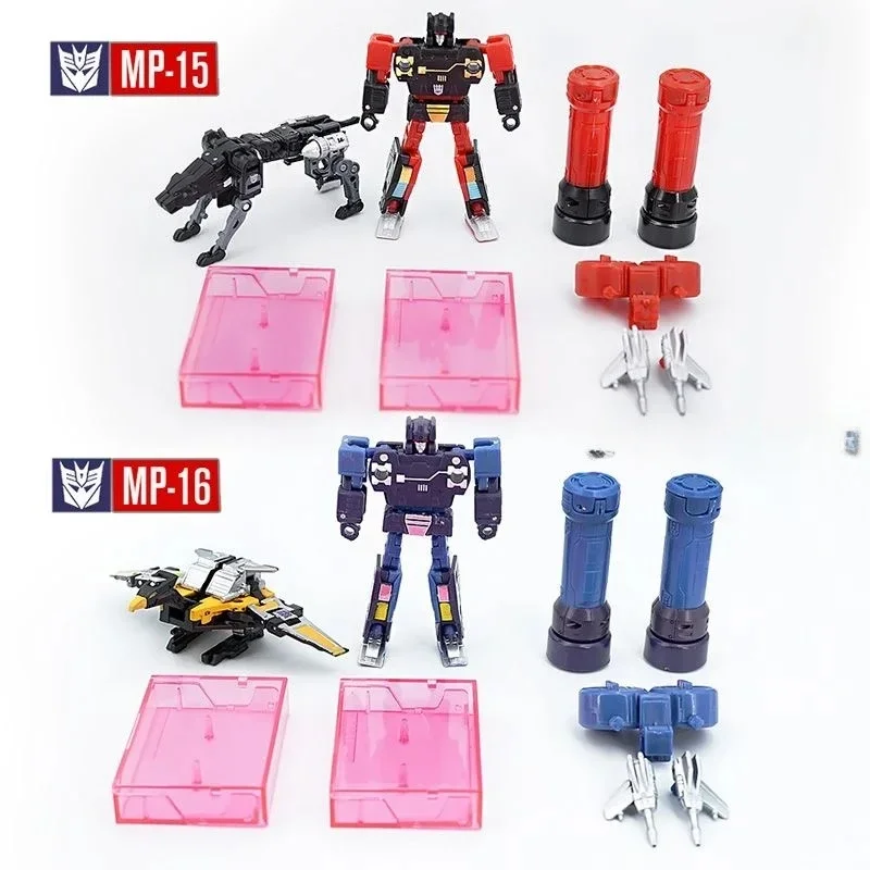In Voorraad Getransformeerd MP KO Serie MP15 MP-15 Rumble Ravage MP-16 MP16 Crazy Circular Saw Action Figure Robot Speelgoed Originele Doos