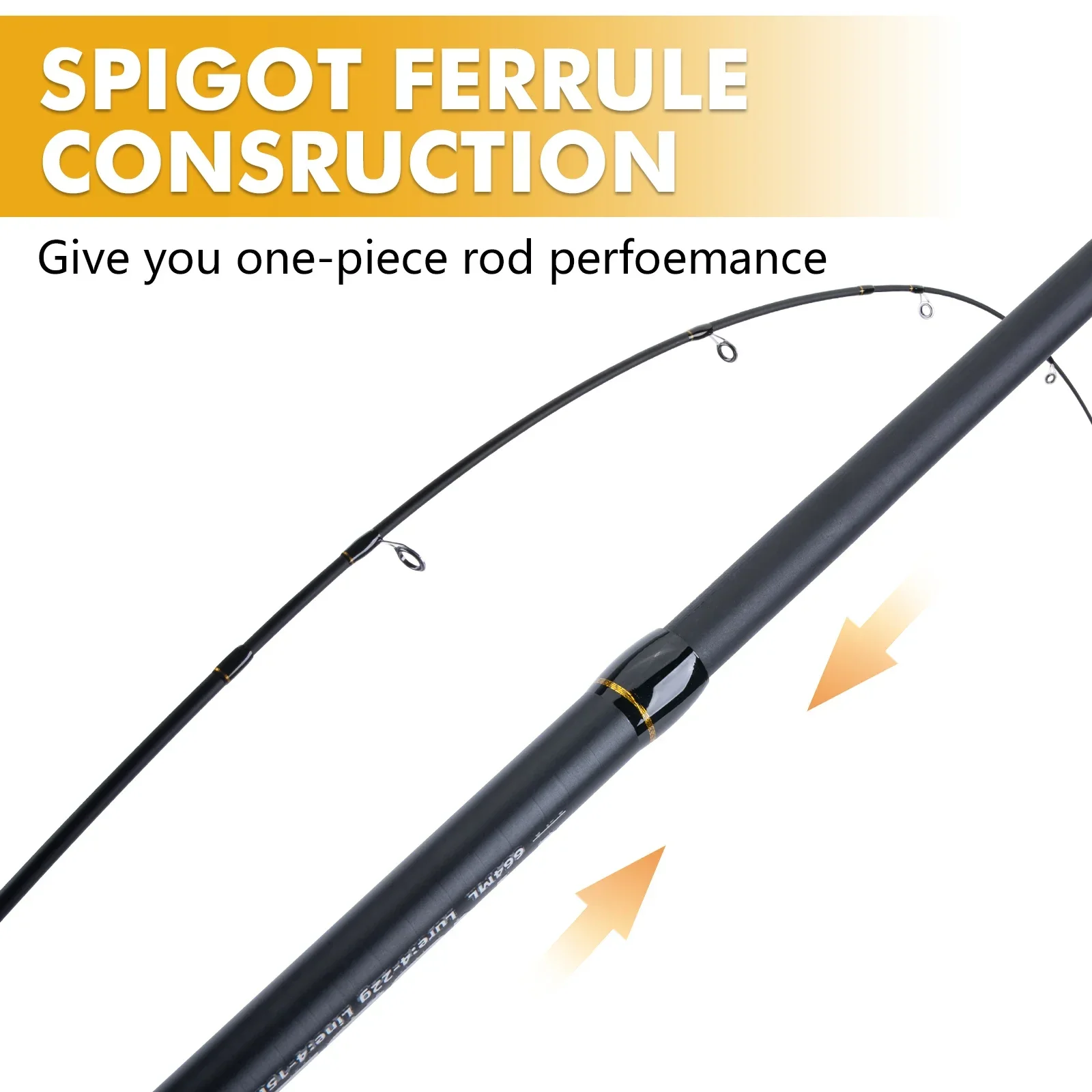 

Удочка спиннинговая GOTURE VNOBLE 1.98м/2.1м, мощность MF, 4 секции, карбон 30T, для путешествий, для ловли баса и щуки