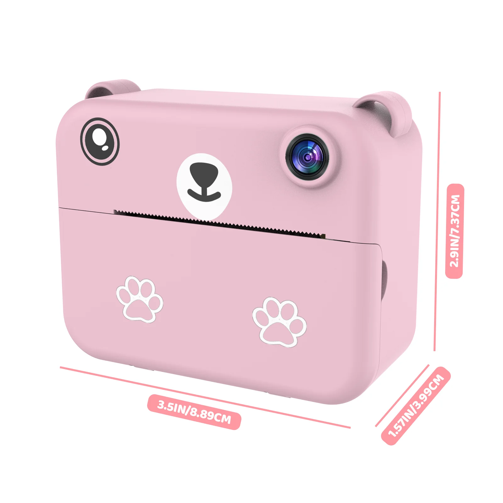 Mini Instant Digital Camera Portable for Photography Print Photo 1080P HD With Video Recorder Mini Thermal Printer Birthday Gift