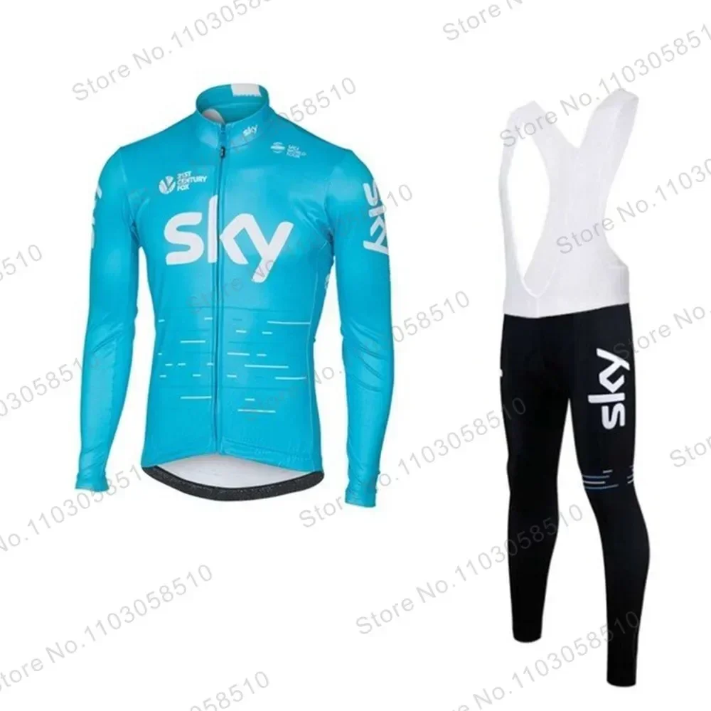 2023 INEOS Breathable Long Sleeve Cycling Set Ineos Mountain Bike Clothing Autumn Bicycle Jerseys Clothes Maillot Ropa Ciclismo