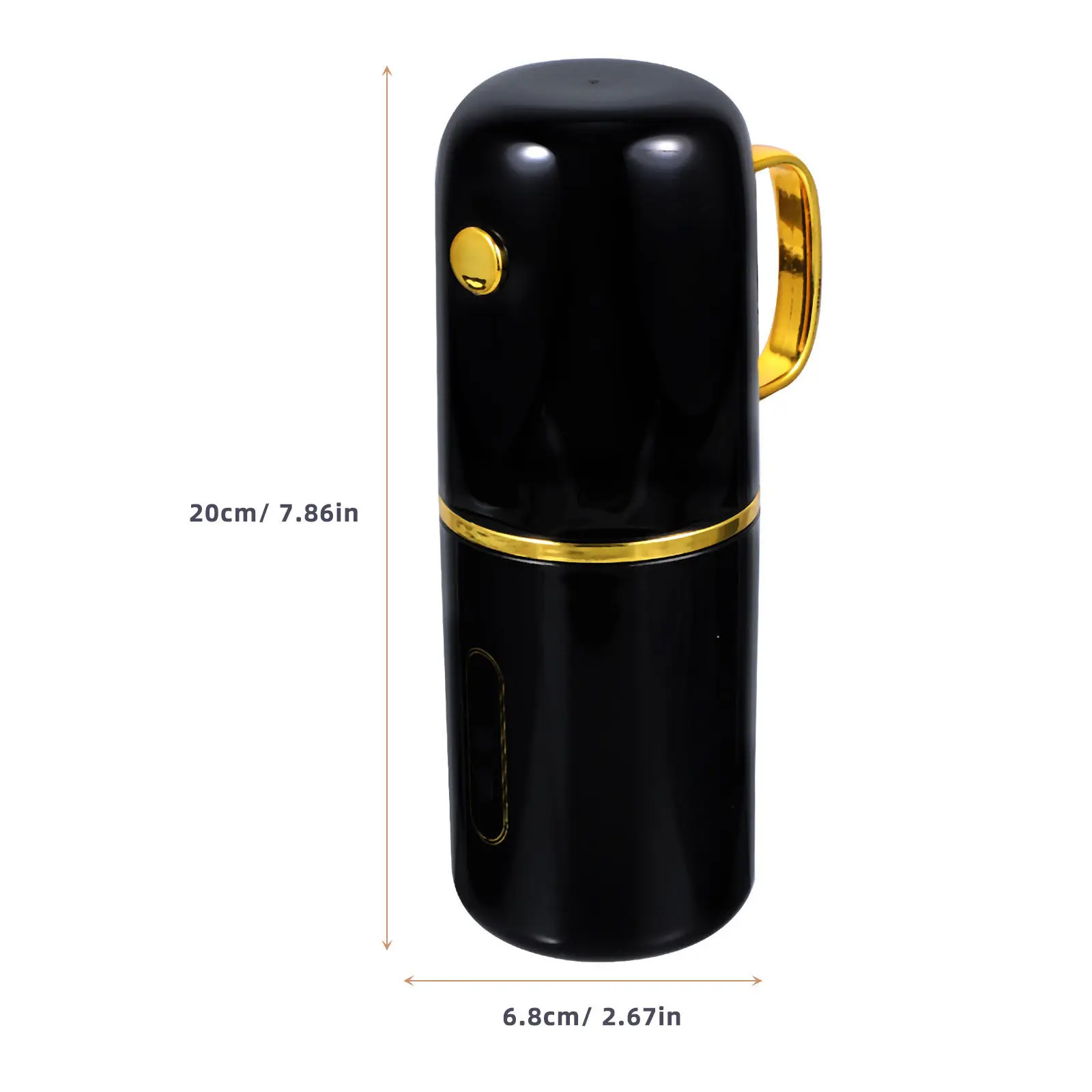 

Набор из 1-го компактного портативного пластикового футляра для зубной щетки для путешествий, командировок, кемпинга, спортзала, отеля, домашнего использования